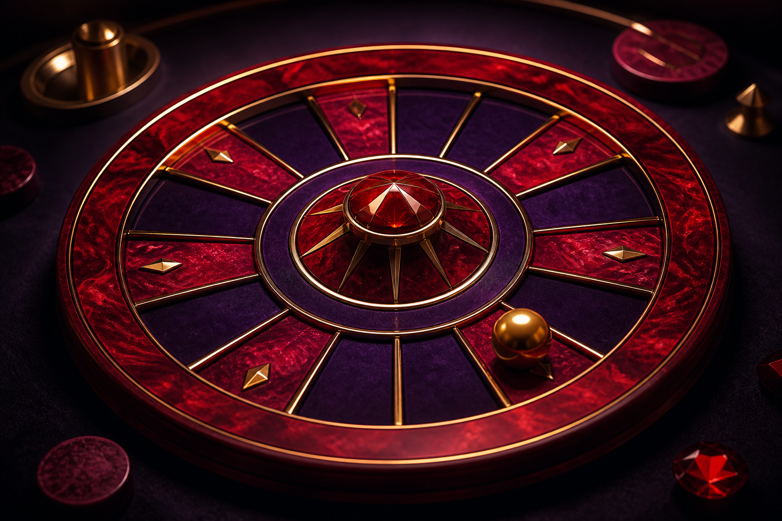 Crimson Spin Circle roulette game