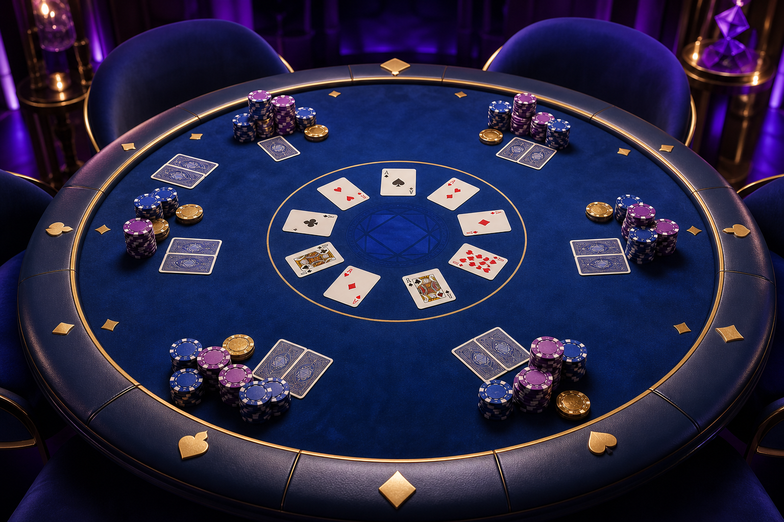 Sapphire Poker Circle social poker game